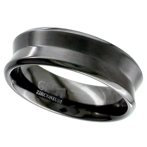 Zirconium Ring Inverted Triangula